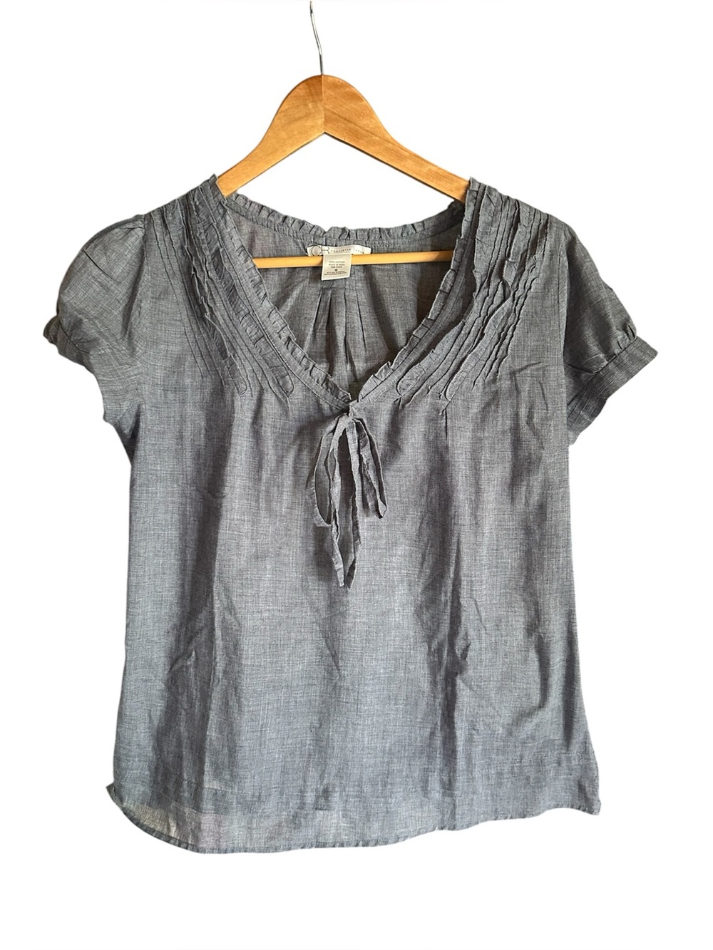 ⬅️Charlotte Russe Blue-Gray Top S